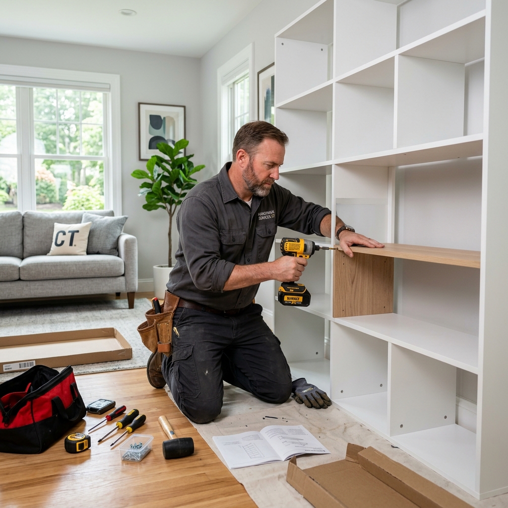 Furniture Assembly & Mounting services in Connecticut by Trumbull Handyman Services