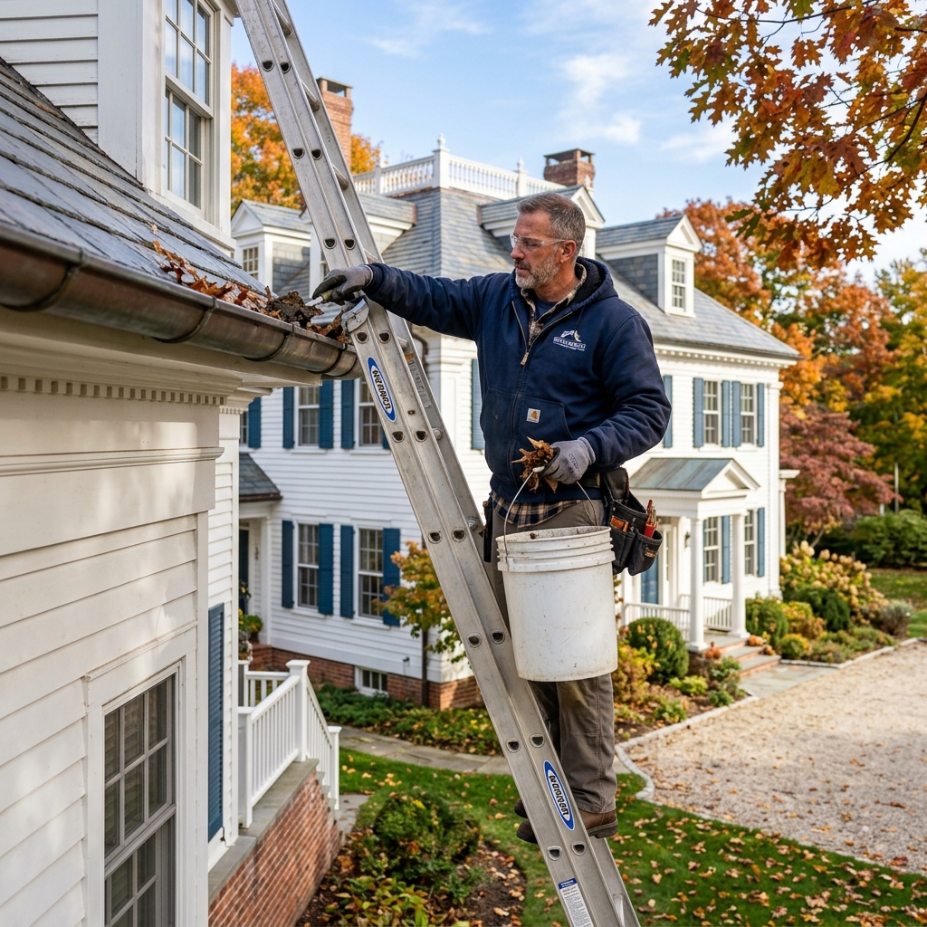 Gutter Cleaning & Repair services in Connecticut by Trumbull Handyman Services