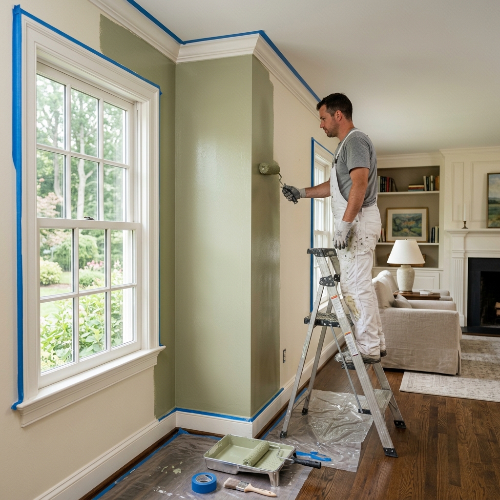 Interior & Exterior Painting services in Connecticut by Trumbull Handyman Services