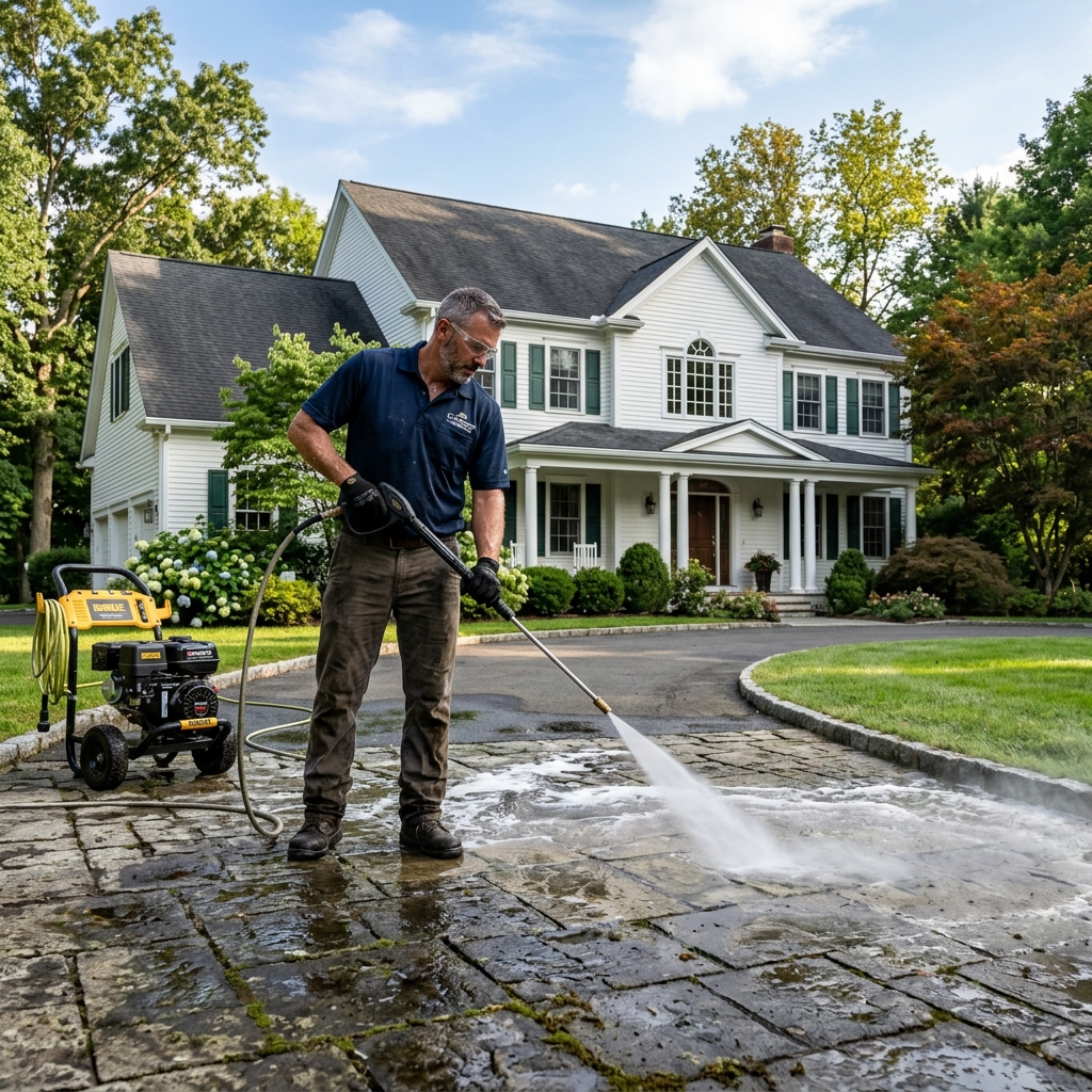Pressure Washing services in Connecticut by Trumbull Handyman Services